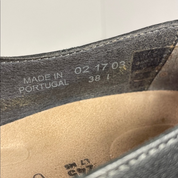 Birkenstock Black Leather Flats - Picture 14 of 16